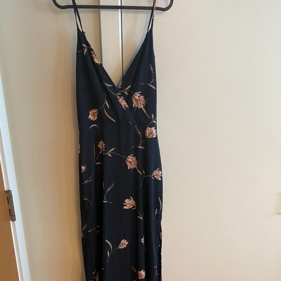 Lush | Navy Floral Maxi Dress - Picture 6 of 8